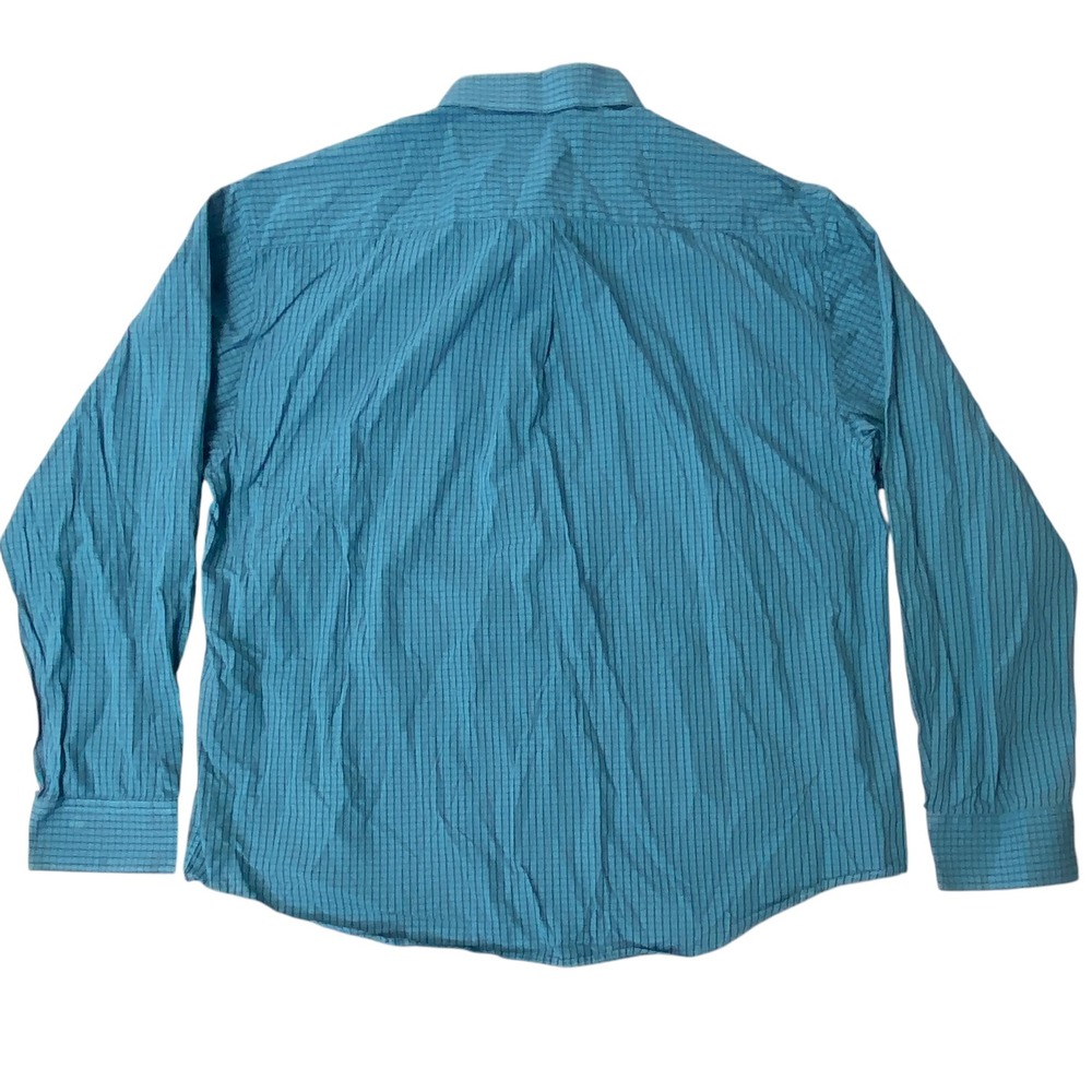 Arcteryx Mens Long Sleeve Button Down Teal Blue Cotton Shirt Size XXXL - Picture 8 of 8